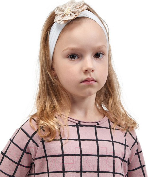 Изображение товара Повязка для фиксации волос Bradex Цветок / AS 1068 (белый)