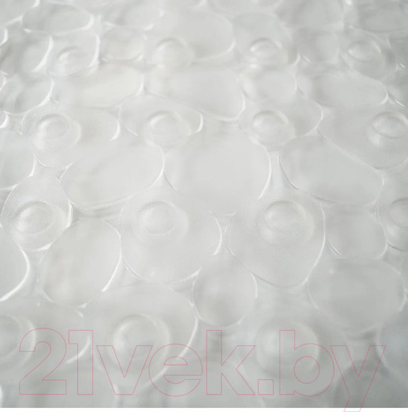 Изображение товара Коврик на присосках Вилина Морская галька 6805 (36x69, белый)