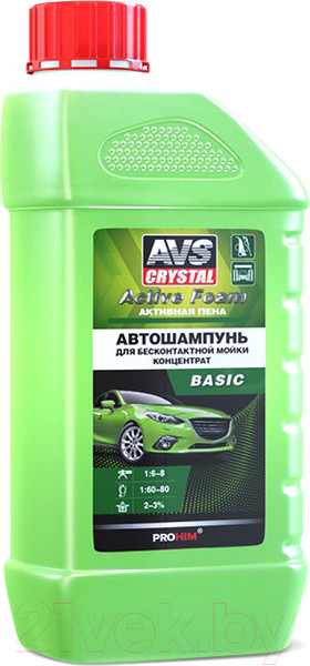 Изображение товара Автошампунь AVS Active Foam Basic PF-20 / A07536S (1л)