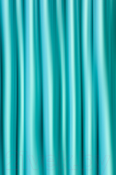 Изображение товара Шторка-занавеска для ванны Вилина Mirage 7070 (180x180, бирюзовый)