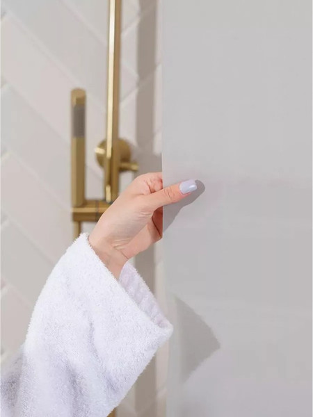 Изображение товара Шторка-занавеска для ванны Вилина Mirage 7070 (180x180, белый)