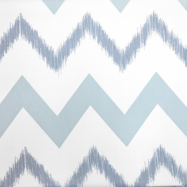 Изображение товара Шторка-занавеска для ванны Вилина 6666 2215 1 (180x180, полиэстер, голубые зигзаги)