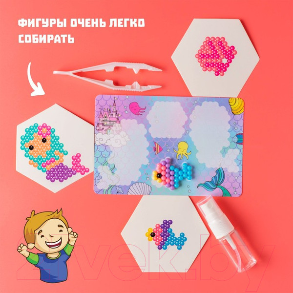 Изображение товара Развивающая игра Эврики Аквамозаика. Зверята / 4378603