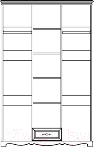 Изображение товара Шкаф Гомельдрев Лолита ГМ 8803 Дуб (альпийский дуб)