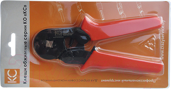 Изображение товара Инструмент обжимной КС КО-04Е 0.5-6мм2 / 94708 (квадрат)