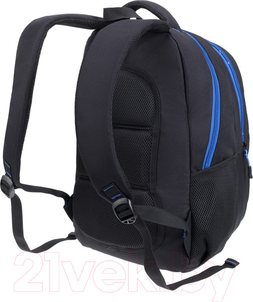Изображение товара Школьный рюкзак Torber Class X / T5220-22-BLK-BLU-M (черный/синий)