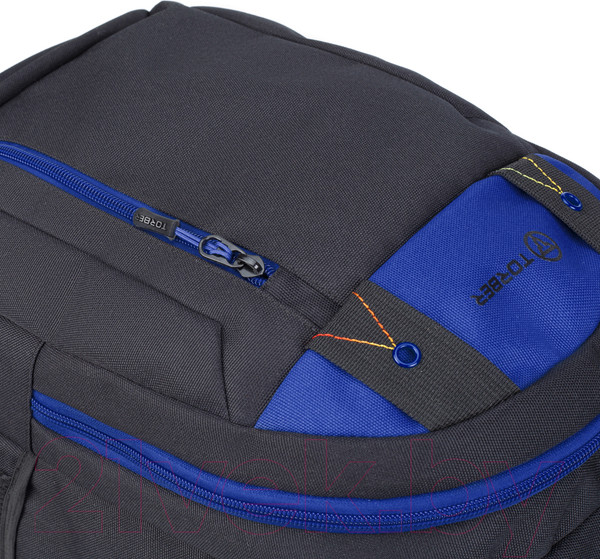 Изображение товара Школьный рюкзак Torber Class X / T5220-22-BLK-BLU-M (черный/синий)