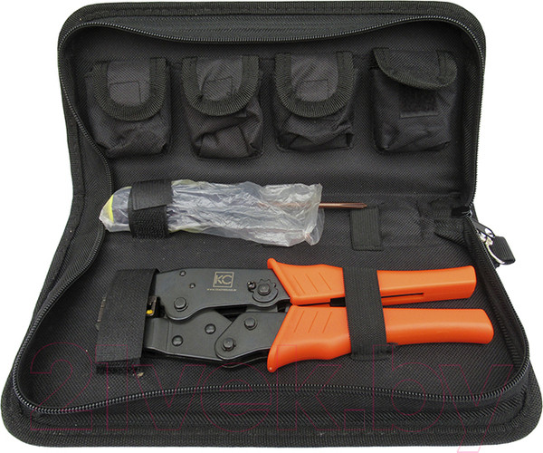 Изображение товара Набор обжимного инструмента КС КО-СНМ / 94726 (5 матриц, отвертка)