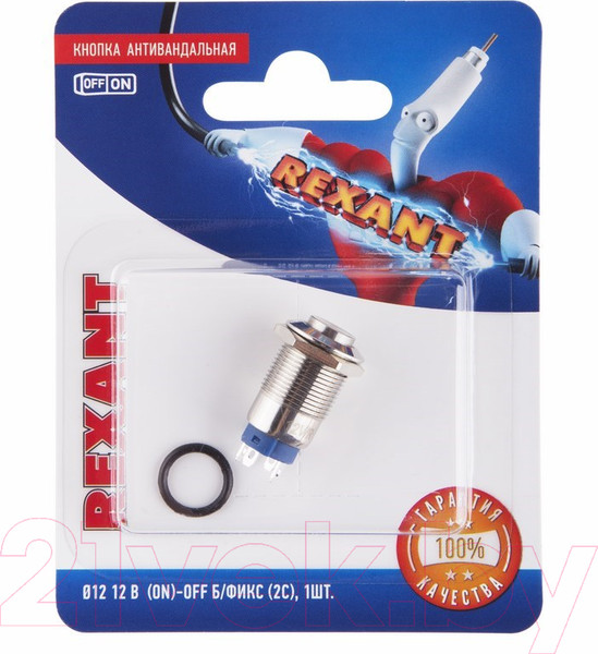Изображение товара Выключатель клавишный Rexant 06-0342-A