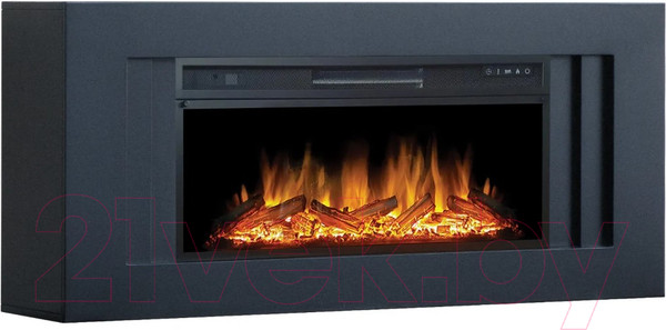 Изображение товара Каминокомплект Смолком Line V42 + Vision + 42 LOG LED (черный)