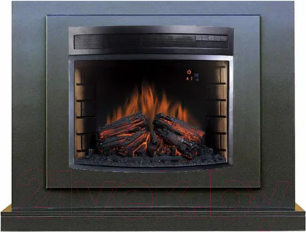 Изображение товара Каминокомплект Смолком Lucca FS25 + Dioramic 25 LED FX (темный орех)