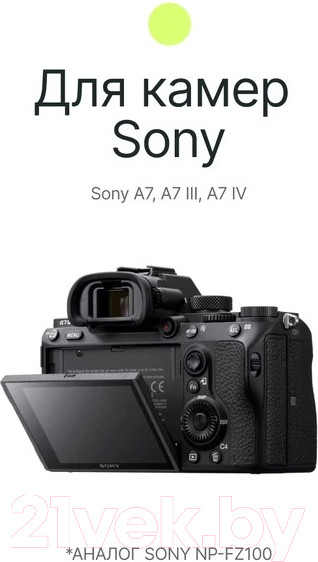 Изображение товара Аккумулятор для камеры RayLab RL-FZ100