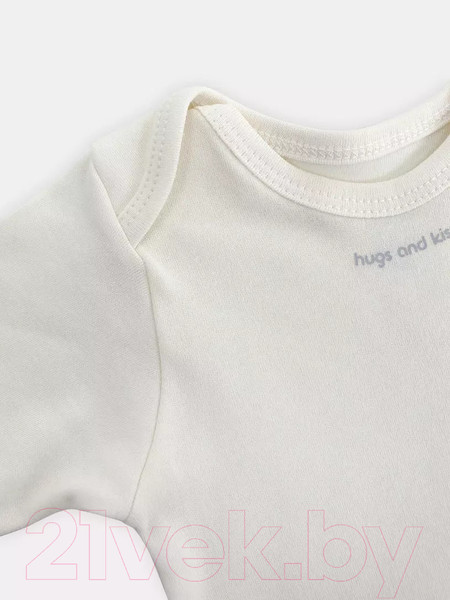 Изображение товара Боди для малышей Rant Hugs And Kisses / 6272/4-62 (Vanilla Beige, р.62)