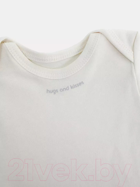 Изображение товара Боди для малышей Rant Hugs And Kisses / 6272/4-62 (Vanilla Beige, р.62)