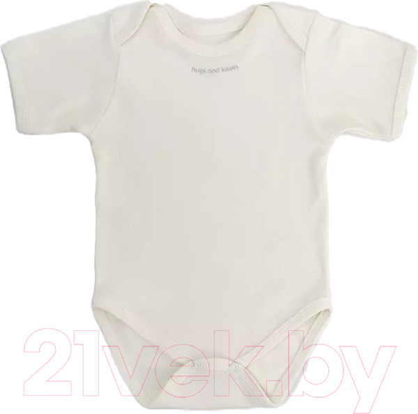 Изображение товара Боди для малышей Rant Hugs And Kisses / 6272/4-62 (Vanilla Beige, р.62)