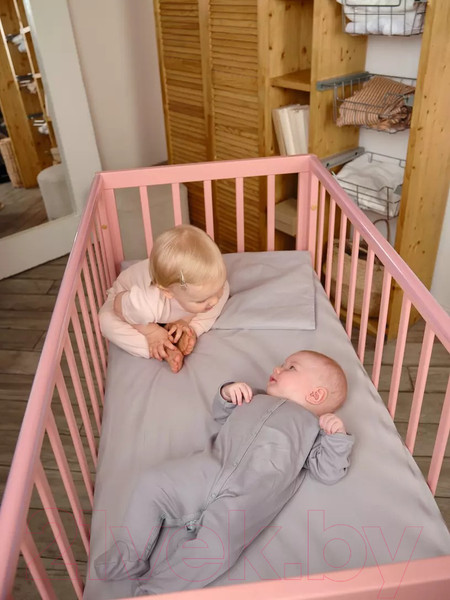 Изображение товара Футболка для малышей Rant Hugs And Kisses / 4672/3-68 (Soft Pink, р.68)