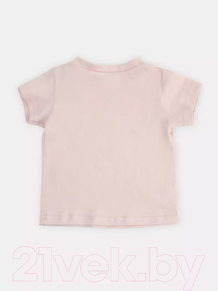 Изображение товара Футболка для малышей Rant Hugs And Kisses / 4672/3-68 (Soft Pink, р.68)