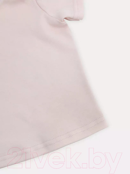 Изображение товара Футболка для малышей Rant Hugs And Kisses / 4672/3-68 (Soft Pink, р.68)