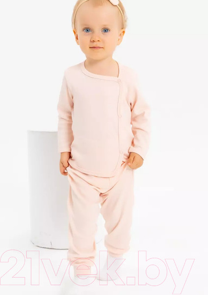 Изображение товара Распашонка Rant Hugs And Kisses / 5372/3-68 (Soft Pink, р.68)