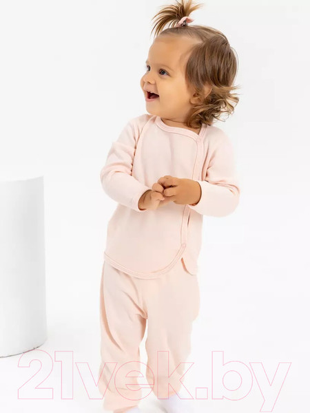 Изображение товара Распашонка Rant Hugs And Kisses / 5372/3-68 (Soft Pink, р.68)