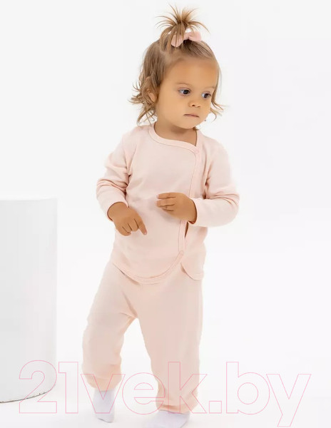 Изображение товара Распашонка Rant Hugs And Kisses / 5372/3-68 (Soft Pink, р.68)