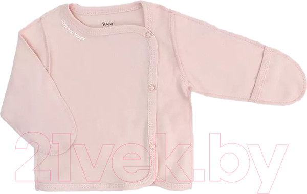 Изображение товара Распашонка Rant Hugs And Kisses / 5472/3-62 (Soft Pink, р.62)