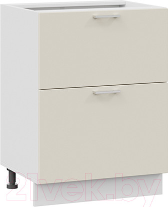 Изображение товара Шкаф-стол кухонный ТриЯ Габриэлла 1Н6Я2 (белый/кремовый)