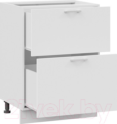 Изображение товара Шкаф-стол кухонный ТриЯ Габриэлла 1Н6Я2 (белый/сноу)