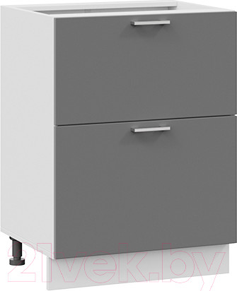 Изображение товара Шкаф-стол кухонный ТриЯ Габриэлла 1Н6Я2 (белый/титан)