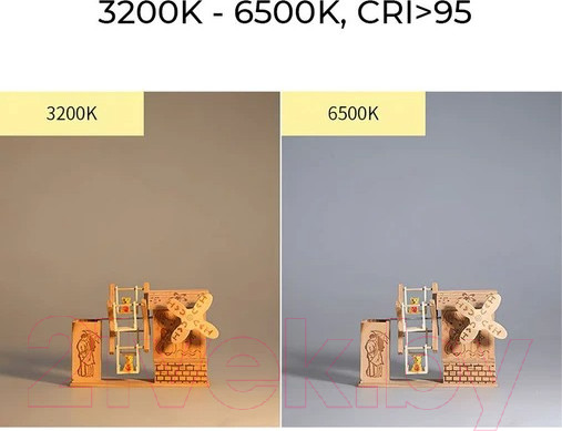 Изображение товара Осветитель студийный RayLab Sunlight 3200-6500K / RL-60