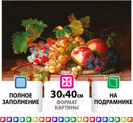 Изображение товара Набор алмазной вышивки Остров Сокровищ Натюрморт / 662422