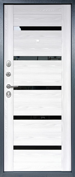 Изображение товара Входная дверь Промет Урбан 86x205 (левая, пасадена/ревьера айс ЦП)