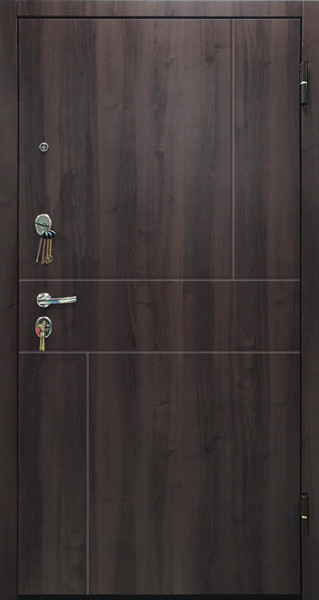 Изображение товара Входная дверь Промет Урбан 96x205 (правая, пасадена/ревьера айс ЦП)