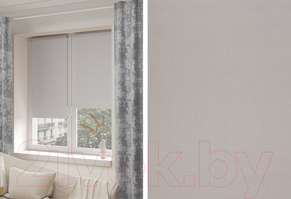 Изображение товара Рулонная штора LEGRAND Лайт 38x175 / 58095207 (светло-серый)