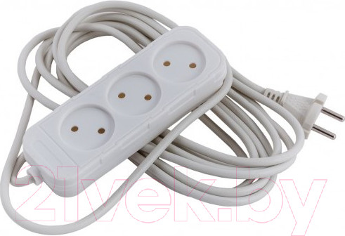 Изображение товара Удлинитель Electraline 62004 (5м, белый)
