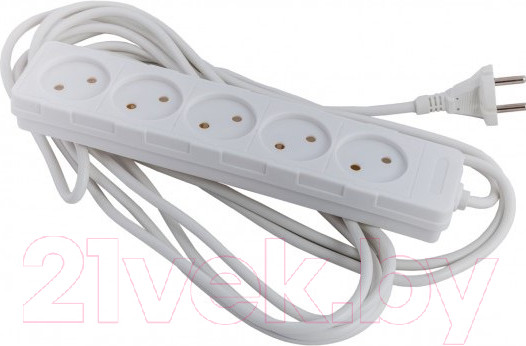 Изображение товара Удлинитель Electraline 62009 (5м, белый)