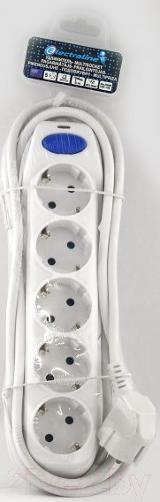 Изображение товара Удлинитель Electraline 62052 (3м, белый)