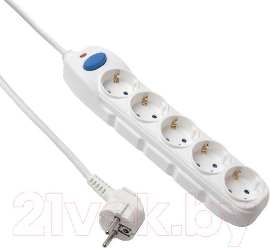 Изображение товара Удлинитель Electraline 62169 (5м, белый)