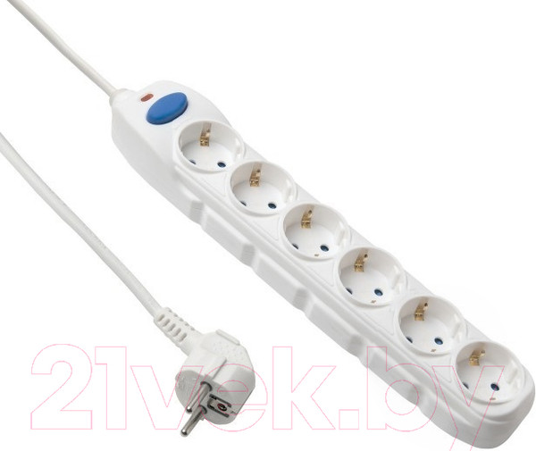 Изображение товара Удлинитель Electraline 62172 (5м, белый)