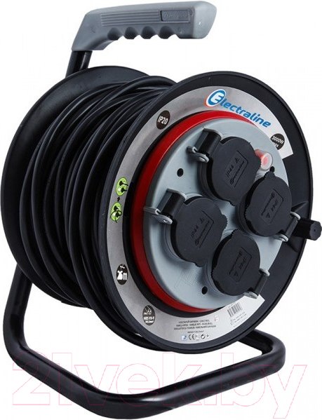 Изображение товара Удлинитель на катушке Electraline 49125 (25м)