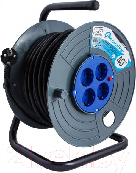 Изображение товара Удлинитель на катушке Electraline 49034 (40м)