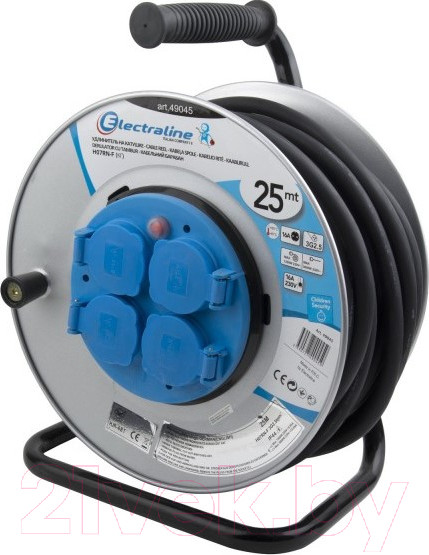 Изображение товара Удлинитель на катушке Electraline 49045 (25м)