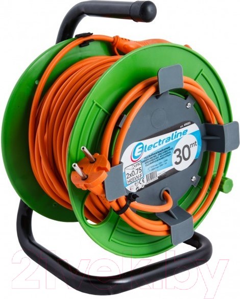 Изображение товара Удлинитель на катушке Electraline 49053 (30м)