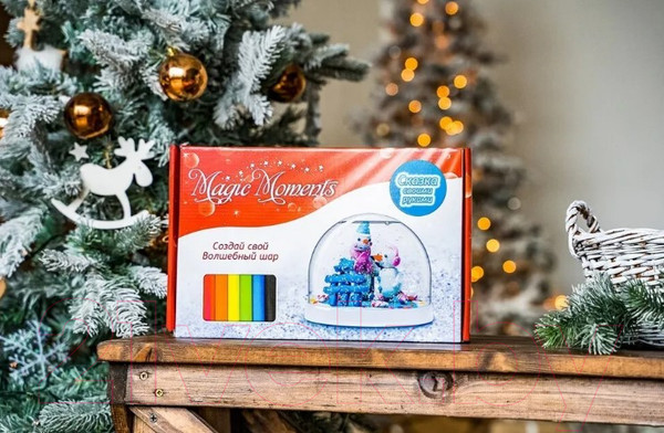 Изображение товара Набор для творчества Magic Moments Волшебный шар. Снеговики / mm-1