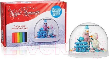 Изображение товара Набор для творчества Magic Moments Волшебный шар. Снеговики / mm-1