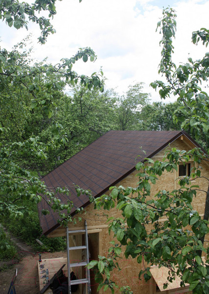 Изображение товара Черепица Технониколь Кирпичная кладка Коричневый (рулон)