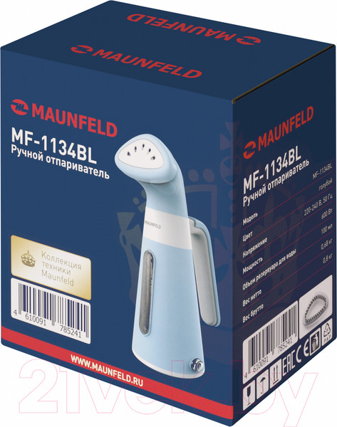 Изображение товара Отпариватель Maunfeld MF-1134BL