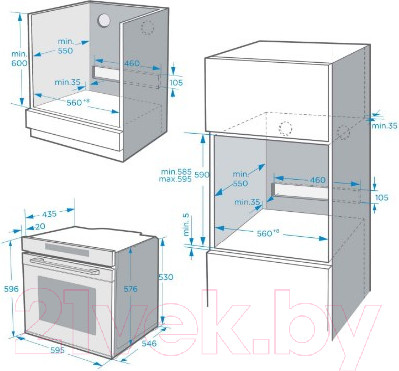 Изображение товара Электрический духовой шкаф Maunfeld MEOR.7217SMB