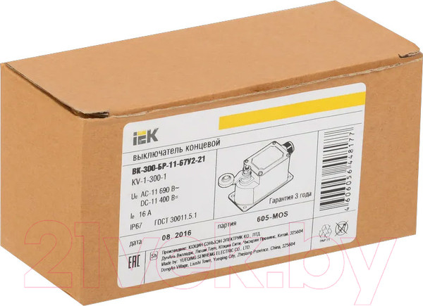 Изображение товара Выключатель концевой IEK KV-1-300-1