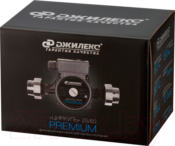 Изображение товара Циркуляционный насос Джилекс Циркуль Premium 25/60 / 2561